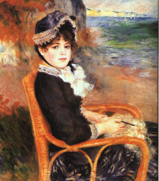 Pierre Renoir By the Seashore china oil painting image